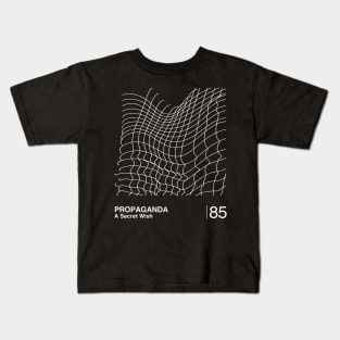 Propaganda / Minimalist Graphic Design Fan Artwork Kids T-Shirt